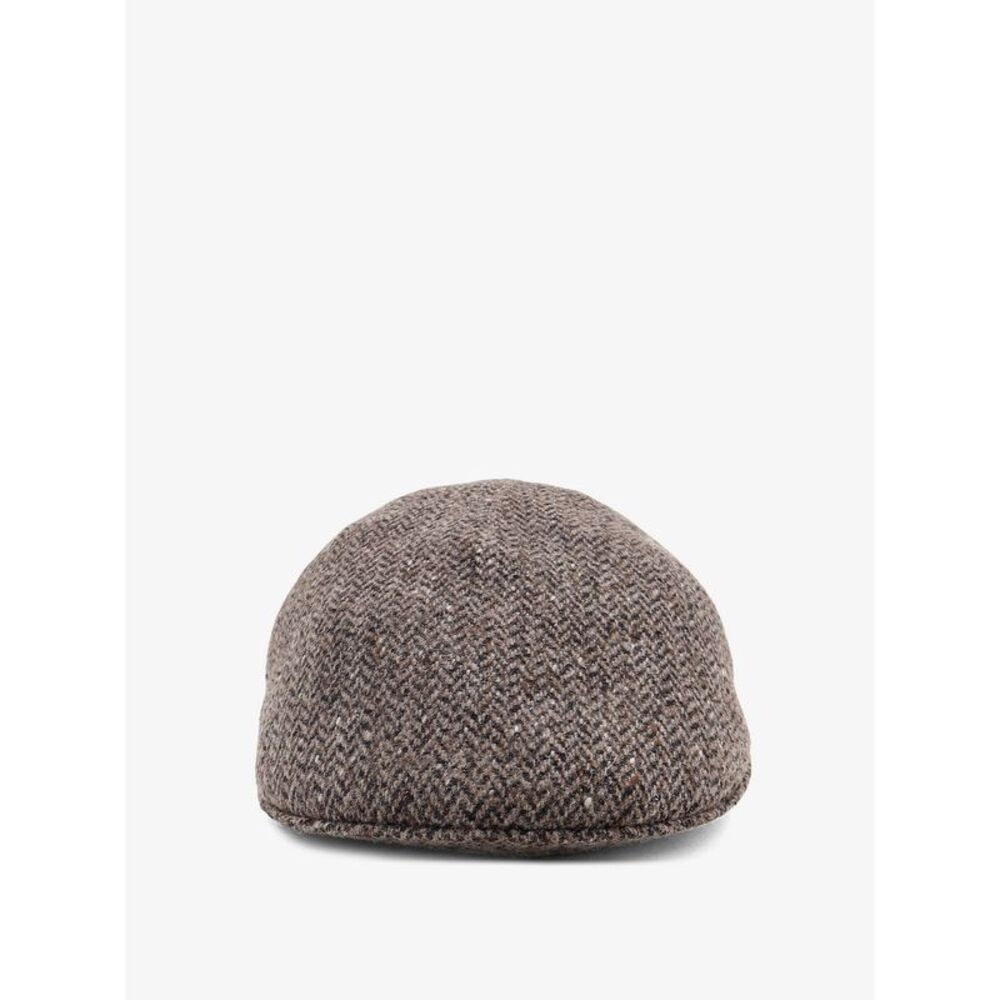 Brunello Cucinelli Women Wool Hat With Dazzling Motif